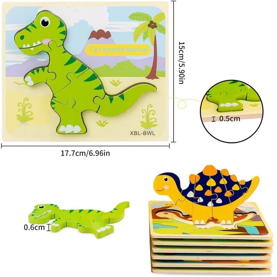 3D Dinosaur Puzzles 6 PACK - Image 3