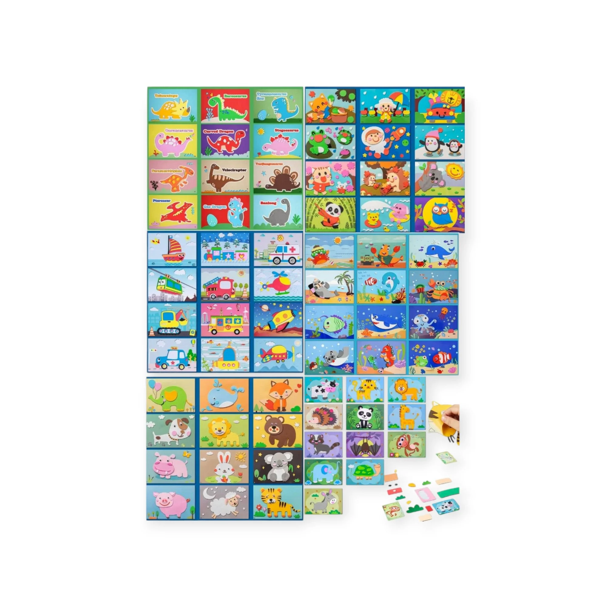 3D Sticker Puzzles (12 Sheets) - Image 8