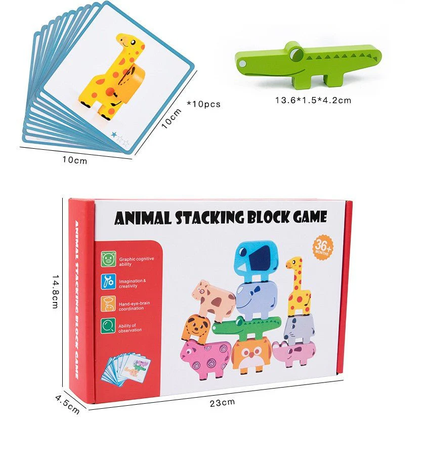 Montessori Animal Stacking Game - Image 3