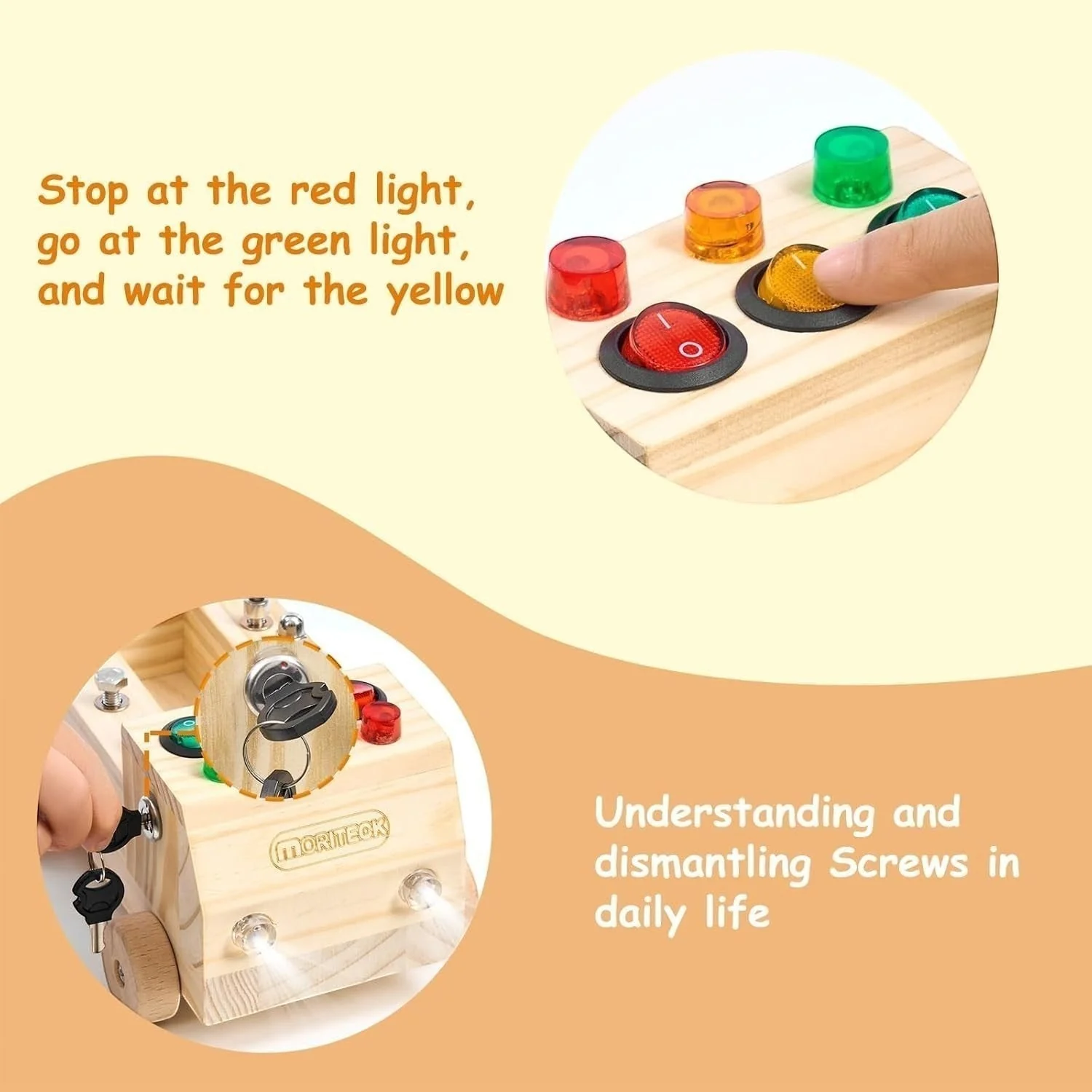 Montessori Busy Board Truck - Image 3
