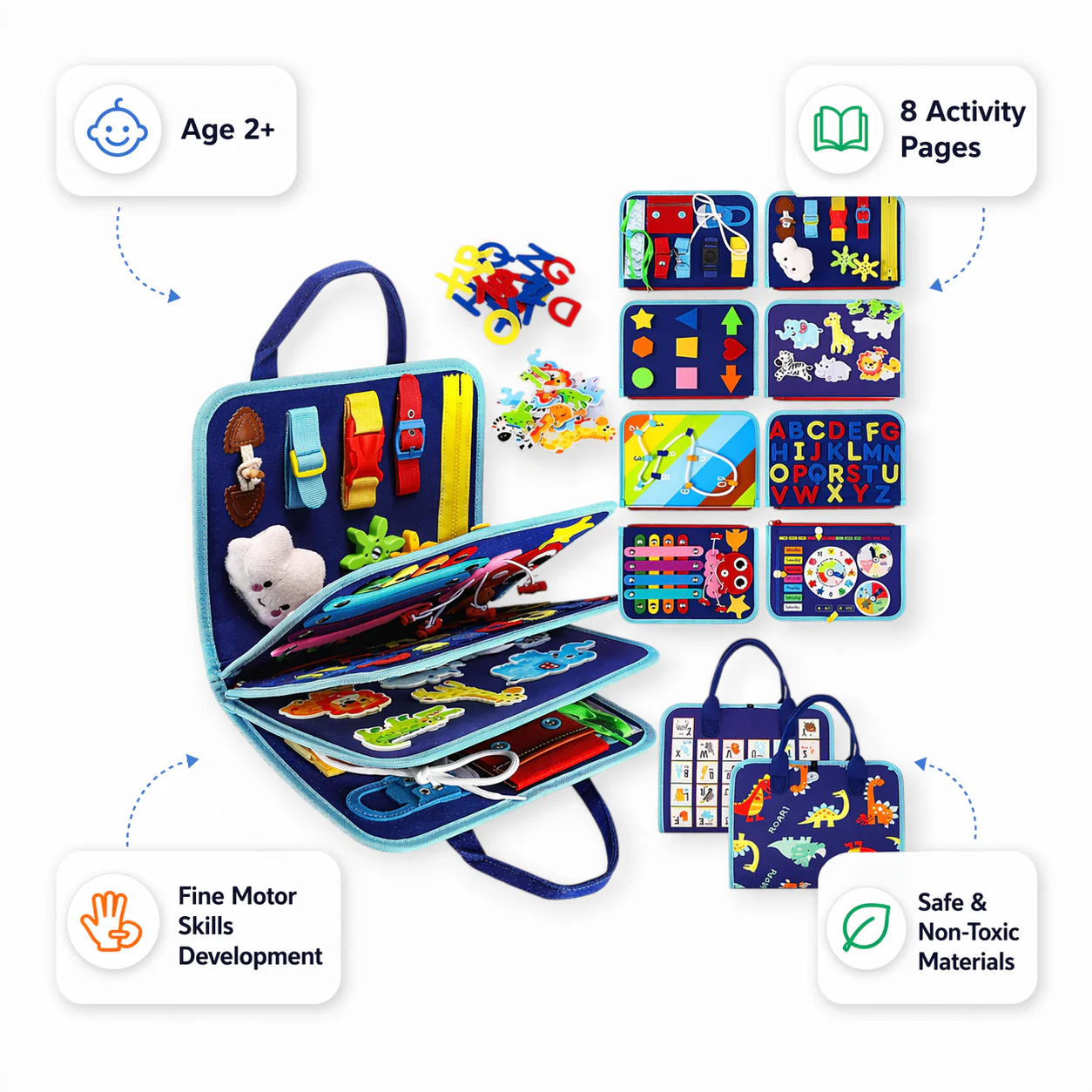 Montessori Busy Board - Upgraded Edition - Image 6