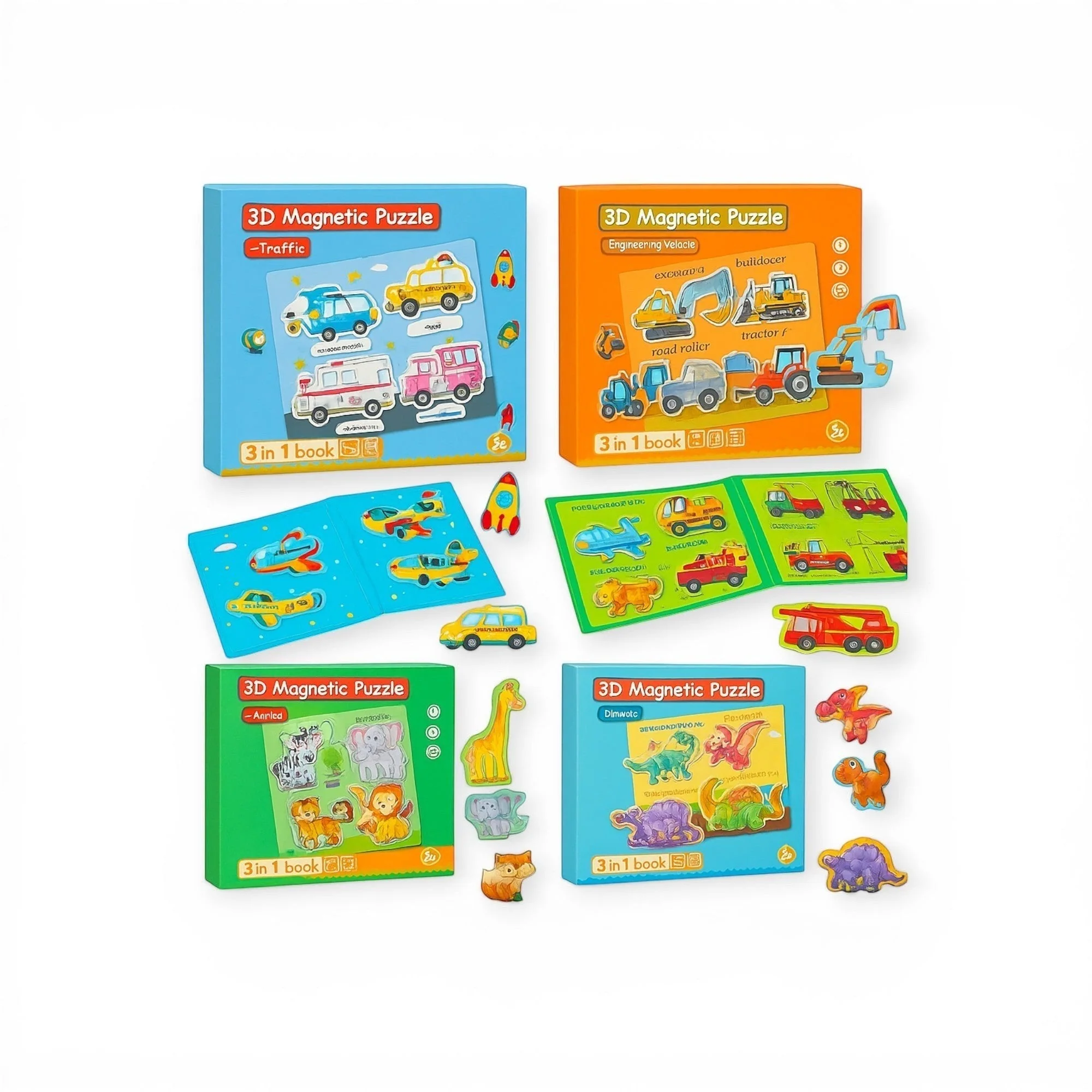 Montessori Magnetic Story Puzzle Books - Image 4