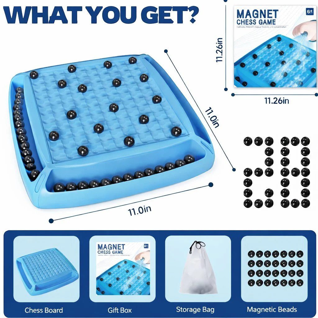 Montessori Magnetic Strategy Game - Image 3