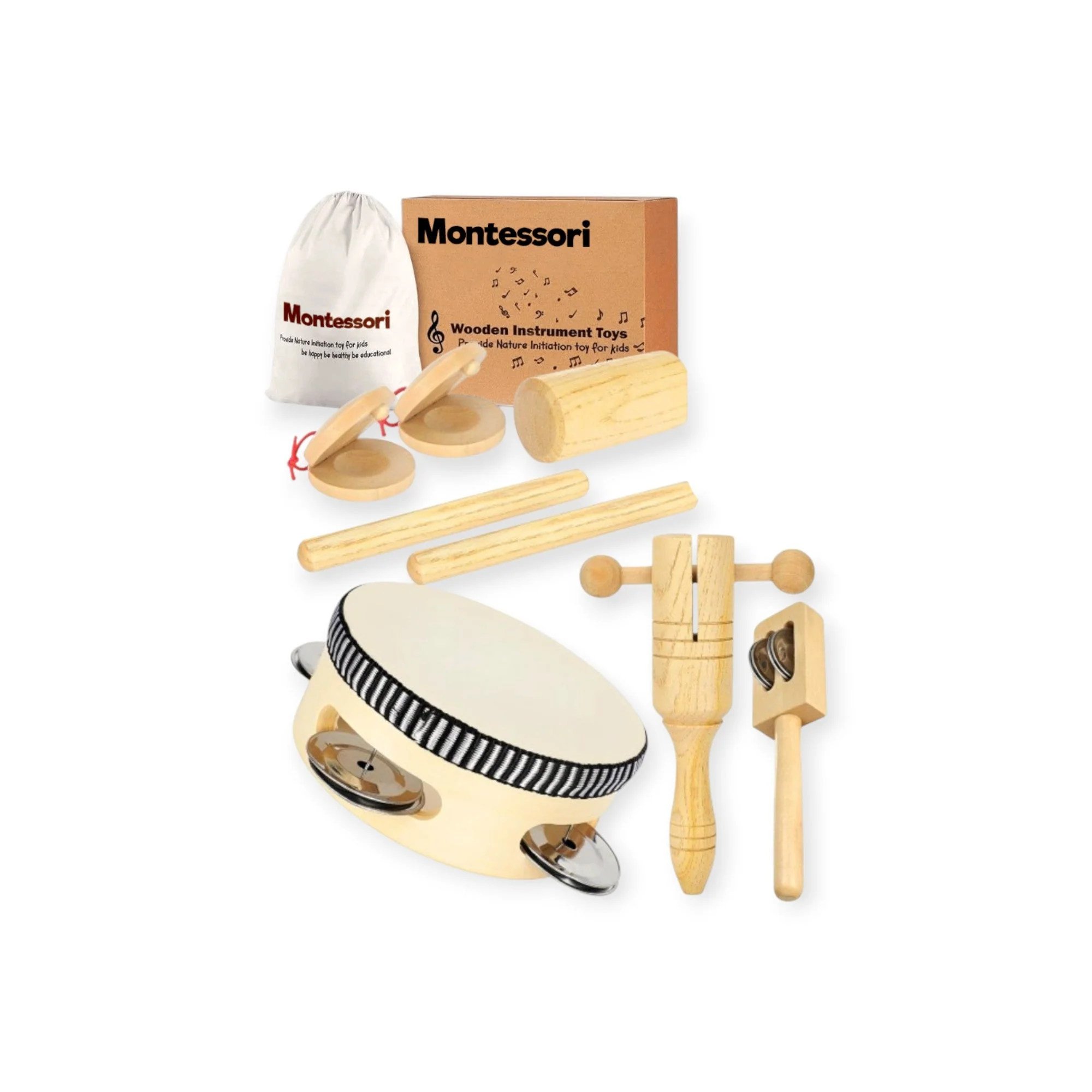 Montessori Music Instruments (with bag)