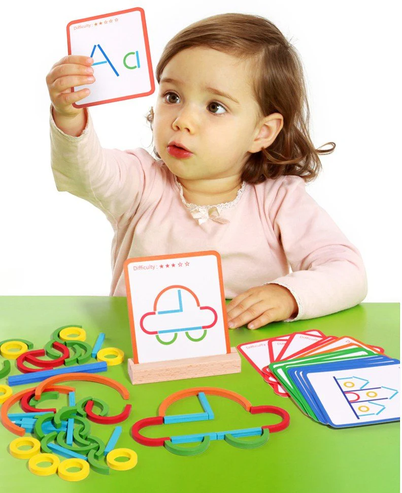 Montessori Masterpieces: Sticks & Rings Builder - Image 5