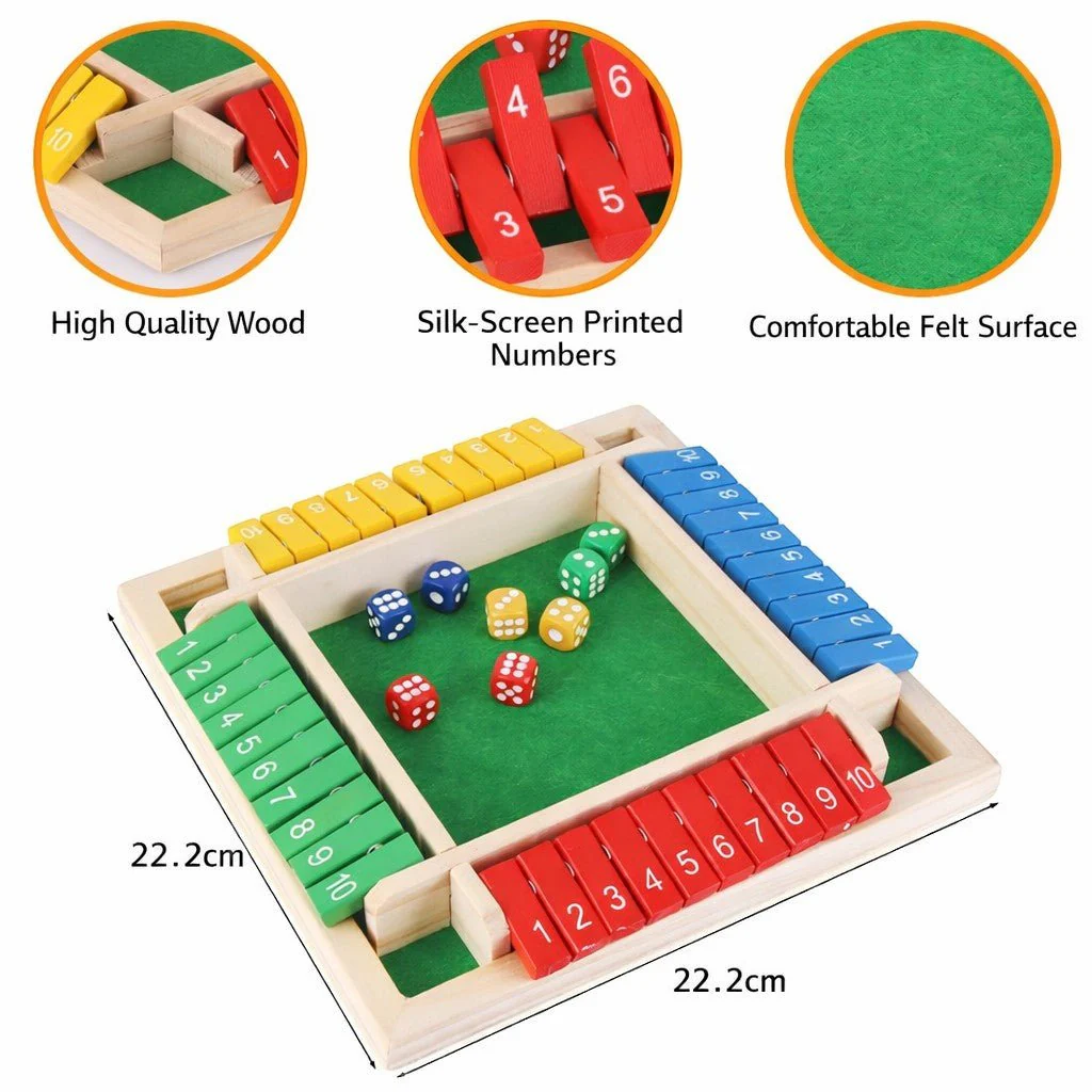 Montessori Shut The Box Dice Game - Image 2