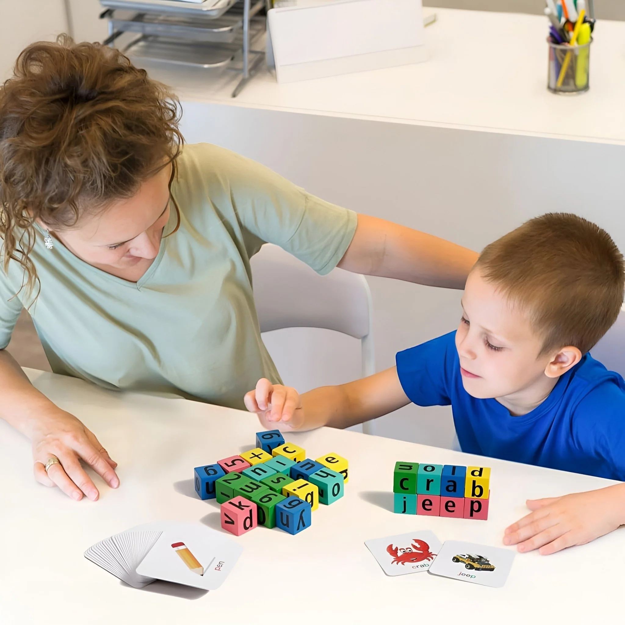 Montessori Speedy Spelling Cubes - Image 4
