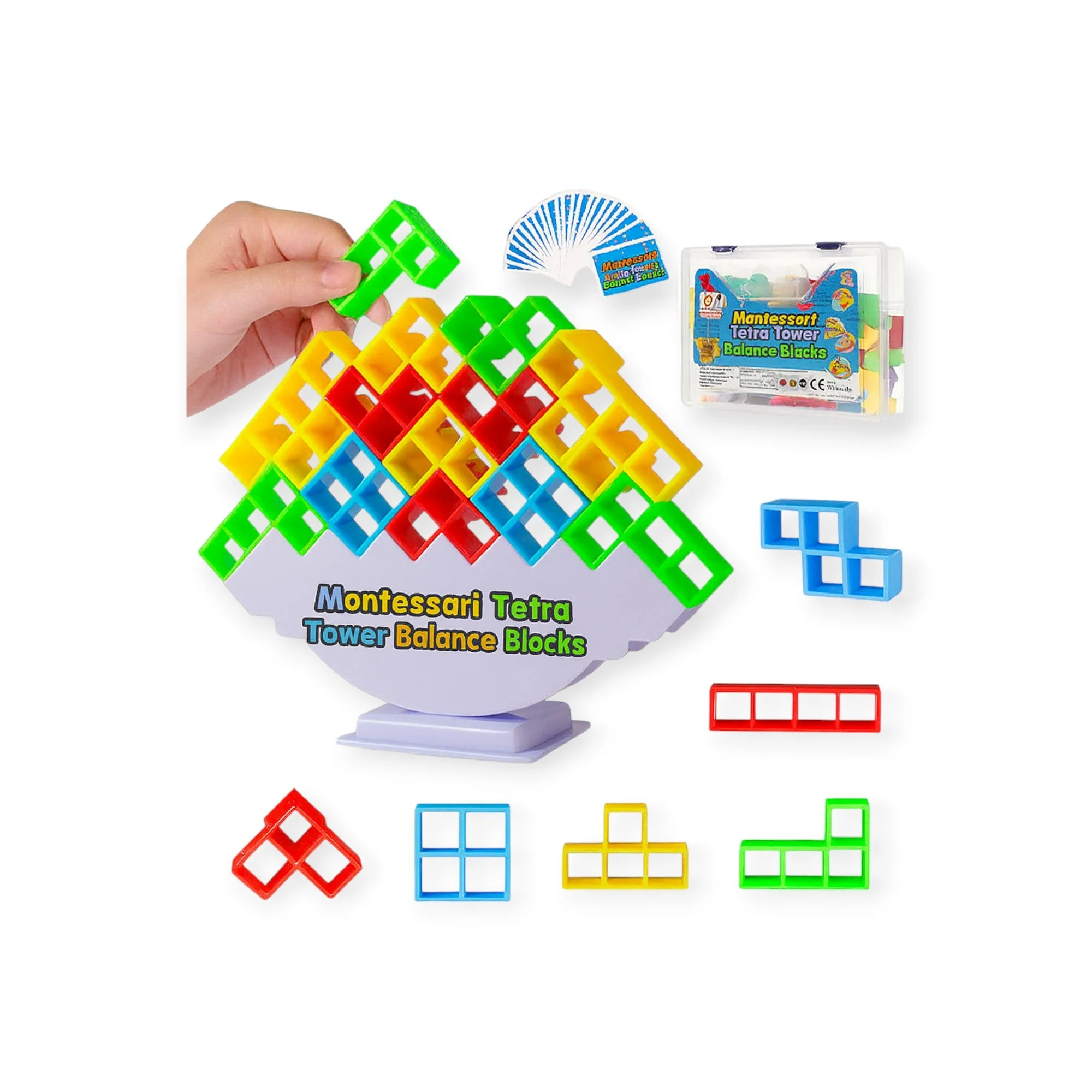 Montessori Tetra Tower Balance Blocks