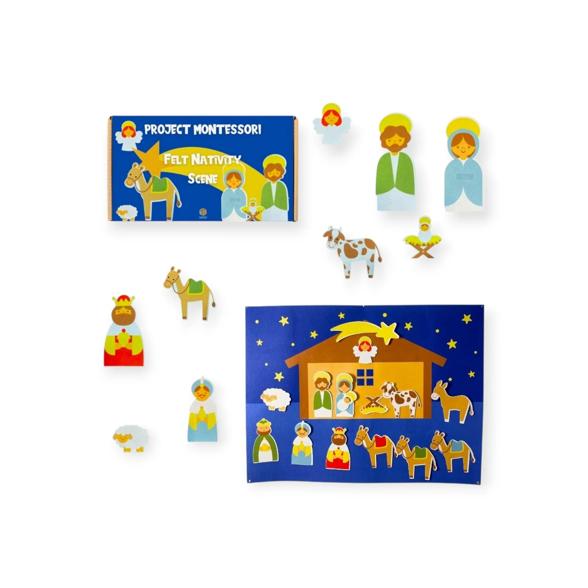 Project Montessori Felt Nativity Scene