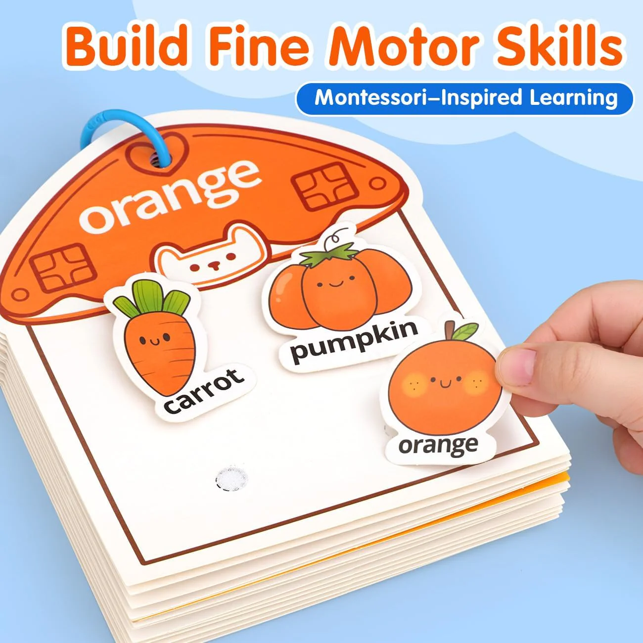 Toddler Color & Vocabulary Busy Book - Image 3