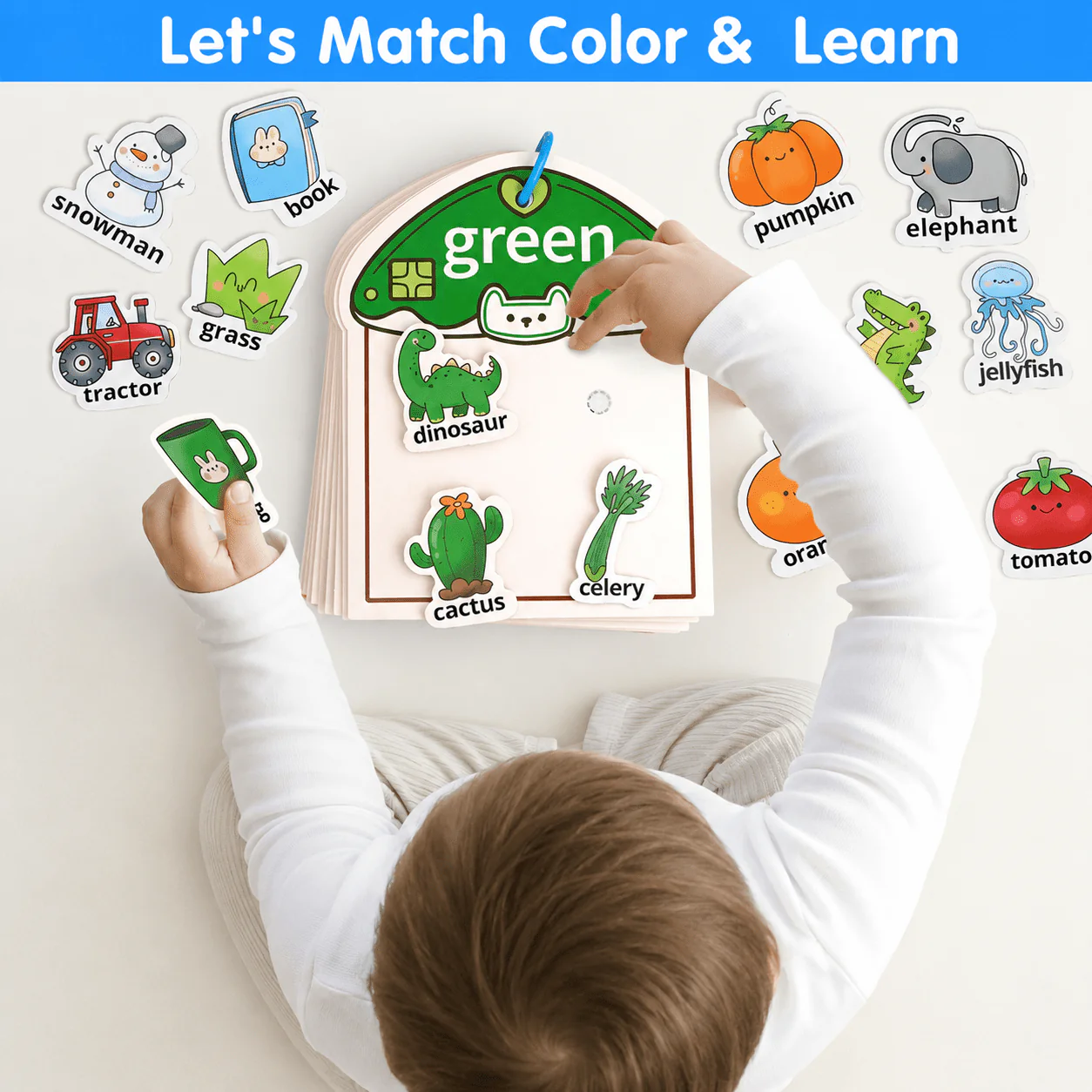 Toddler Color & Vocabulary Busy Book - Image 4
